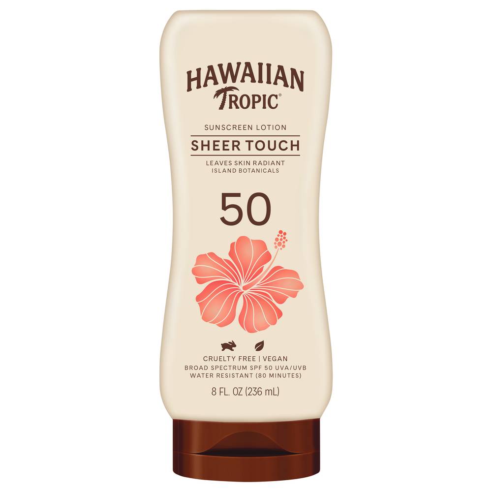 Hawaiian Tropic Sheer Touch Ultra Radiance Spf 50 Sunscreen (8 fl oz)