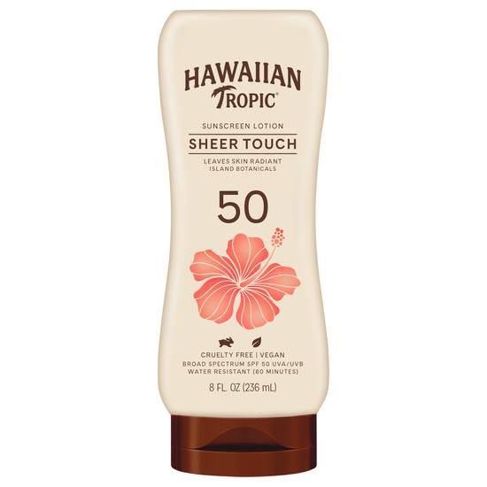 Hawaiian Tropic Sheer Touch Ultra Radiance Spf 50 Sunscreen (8 fl oz)