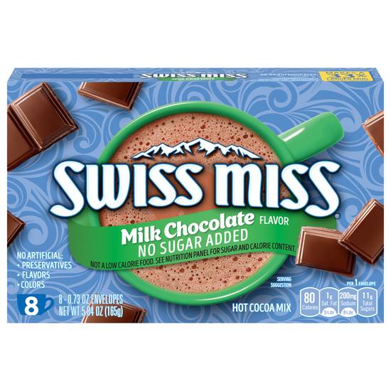 Swiss Miss Milk Chocolate Hot Cocoa Mix (8 ct, 0.73 oz)