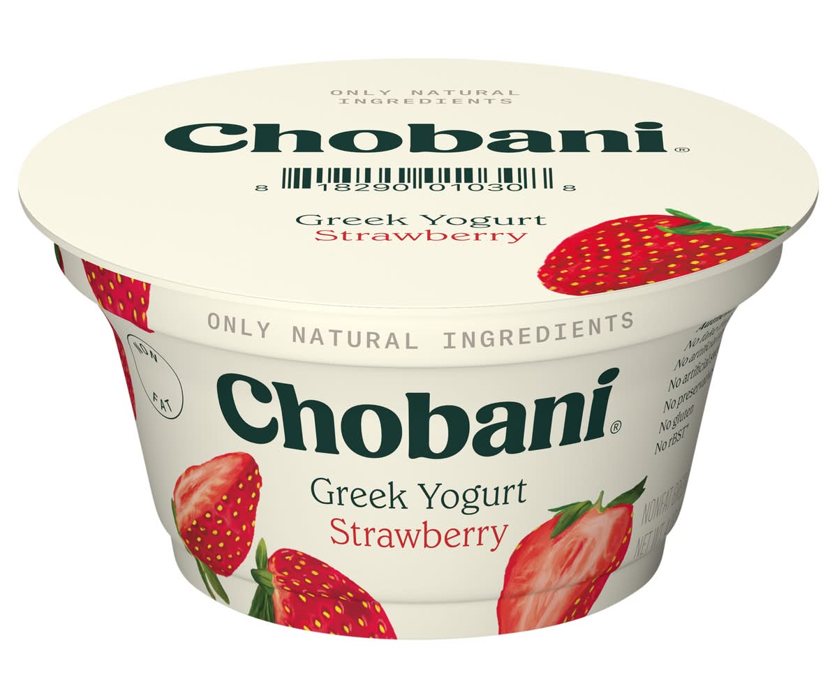 Chobani Greek Yogurt, Strawberry (4 oz)