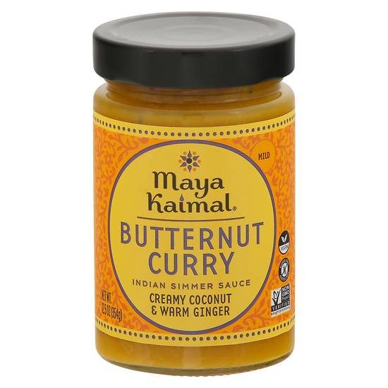 Maya Kaimal Mild Butternut Curry Indian Simmer Sauce (creamy coconut & warm ginger)