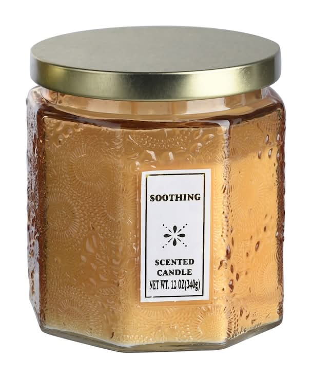 Hexagon Jar Candles, Soothing (12 oz)