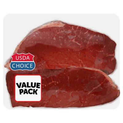 Usda Choice Beef Top Round Steak Value Pack