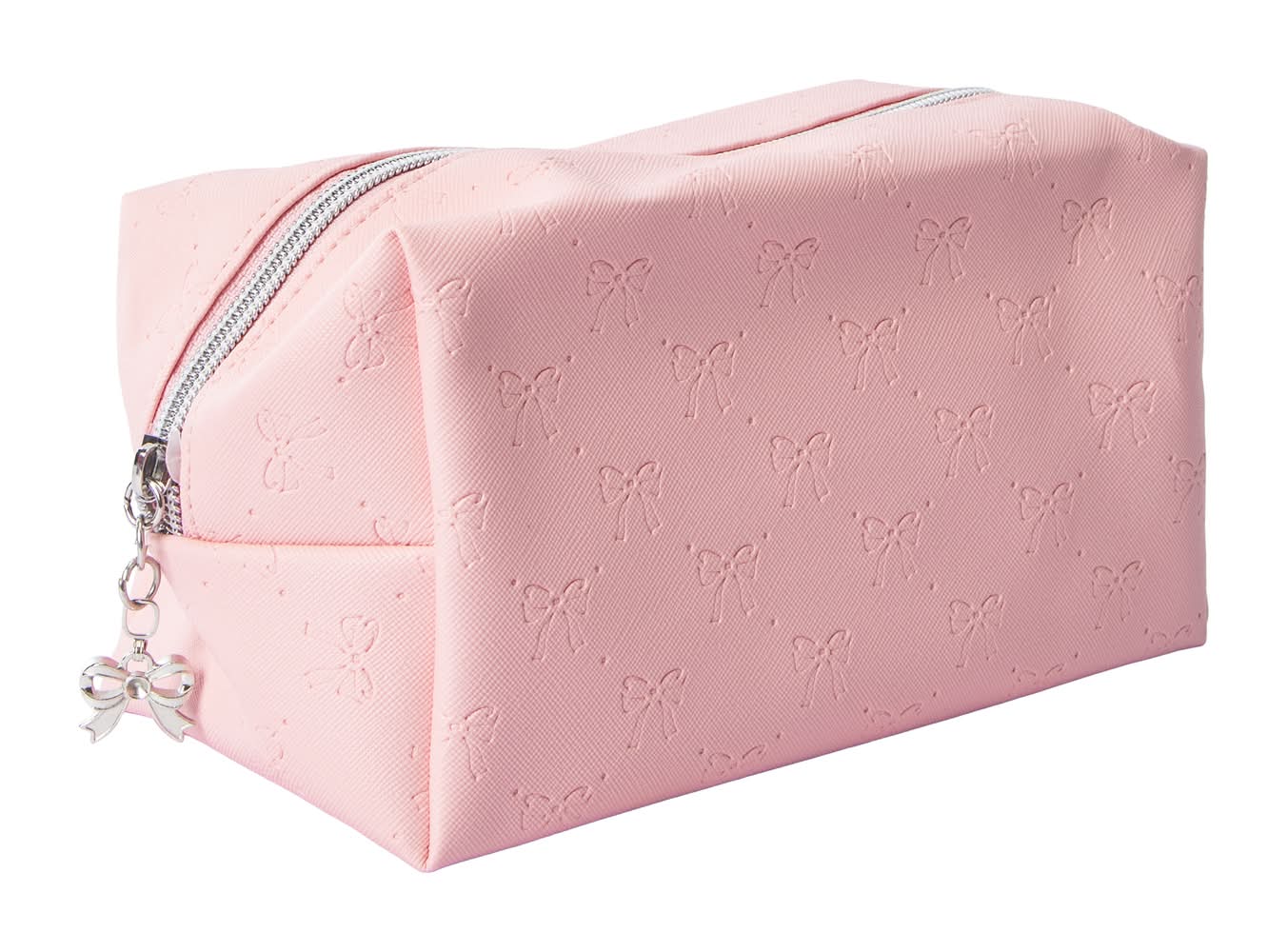 Embossed Bow Travel Set Pink Bows