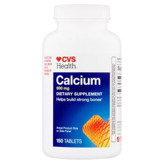 CVS Health Calcium 600 Mg Tablets Value Size