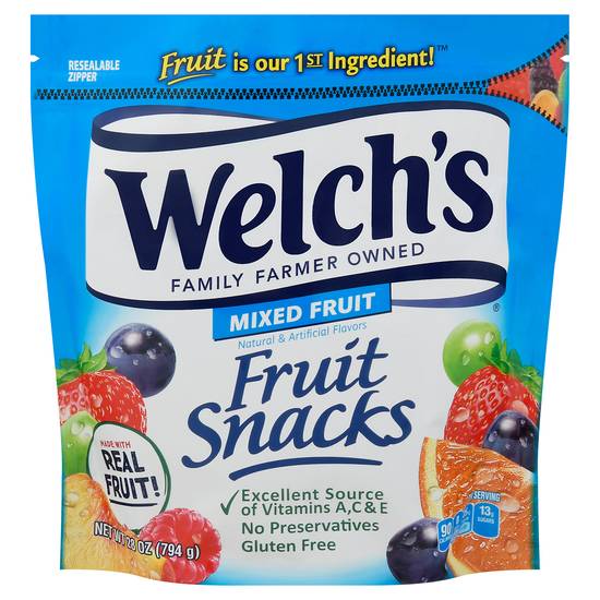 Welch's Gluten Free Mixed Fruit Snacks (28 oz)