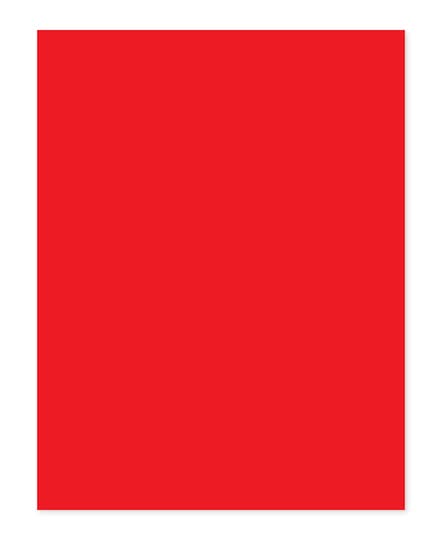 Posterboard, 28x22 in, Bright Red