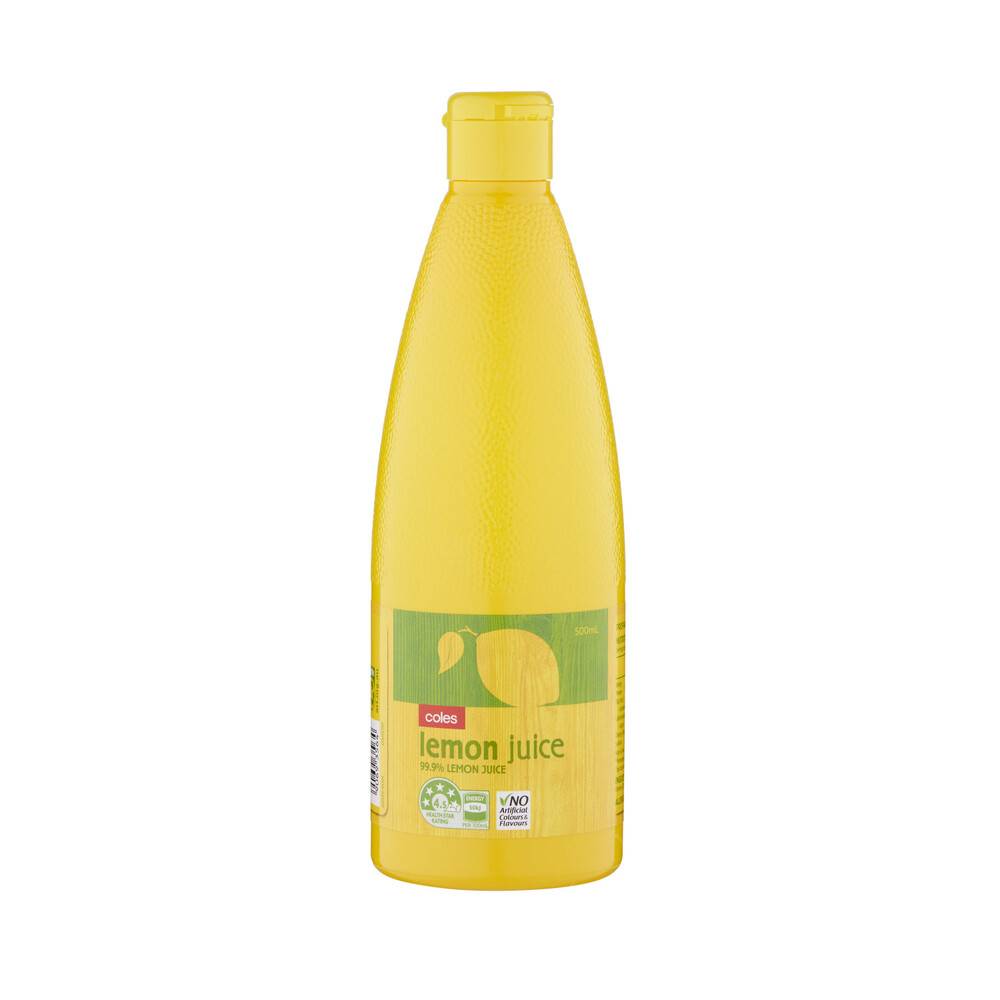 Coles Lemon Juice (500 ml)