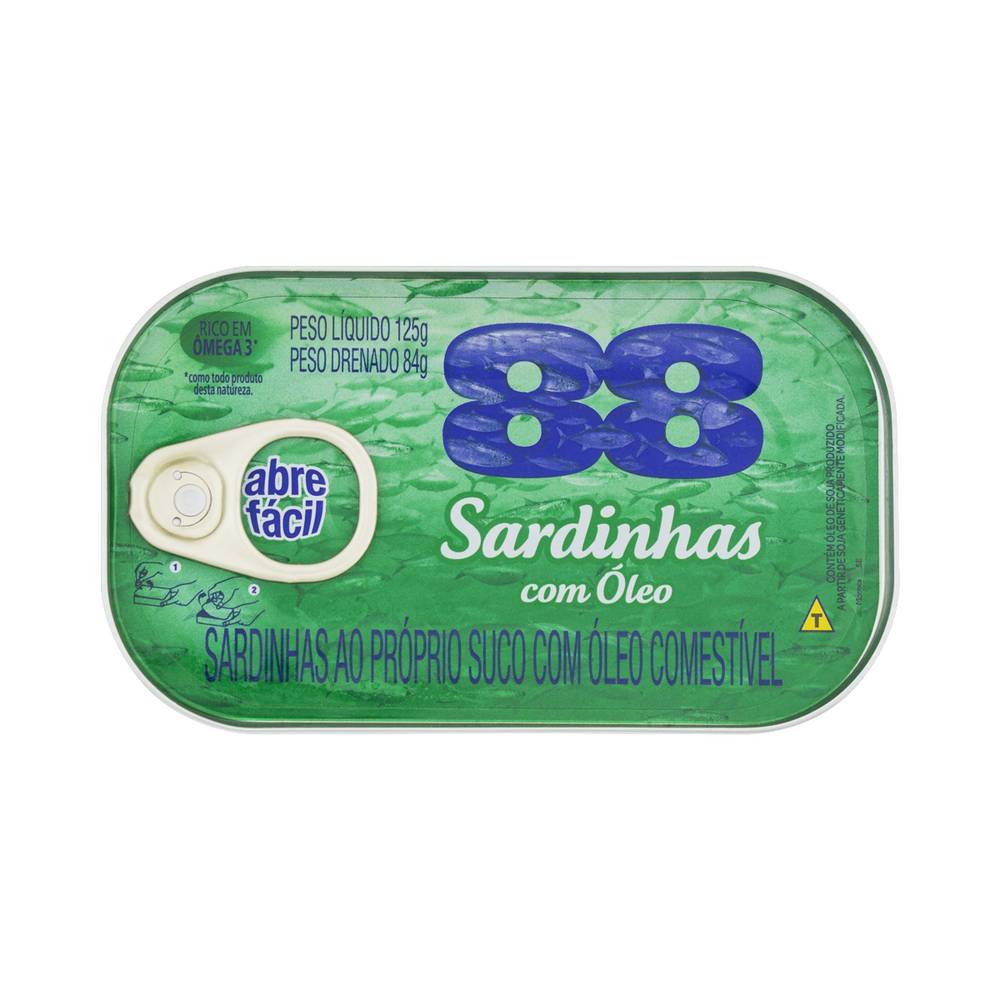 88 Sardinhas com óleo