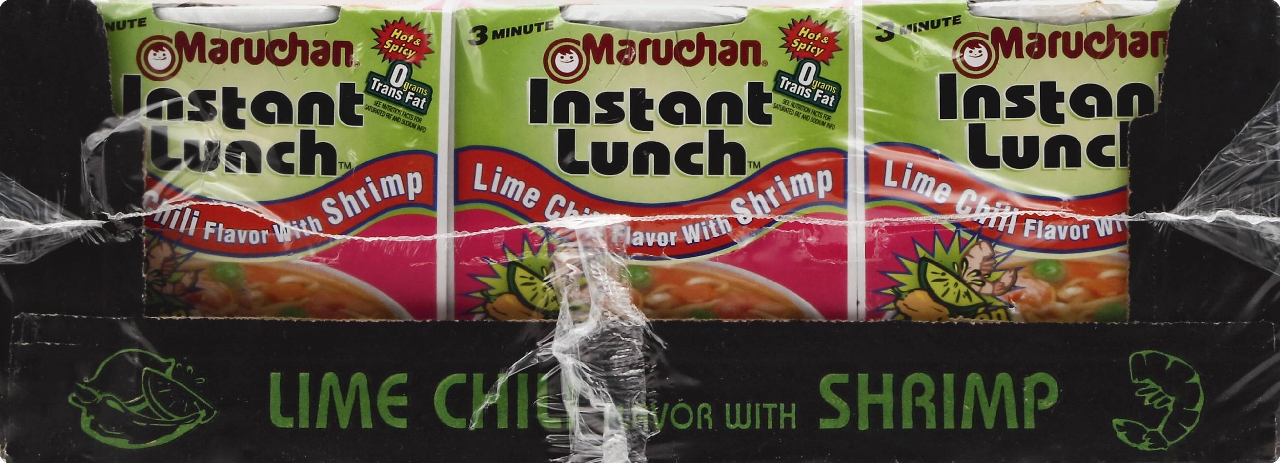 Maruchan Shrimp Instant Lunch, Lime Chili (12 x 2.25 oz)