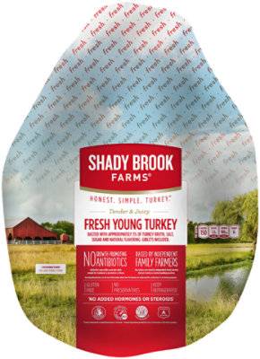 Shady Brook Farms Whole Turkey Fresh Weight Between