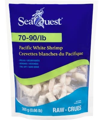 Seaquest Crevettes Blanches Du Pacifique / Pacific White Shrimp 300.0 G