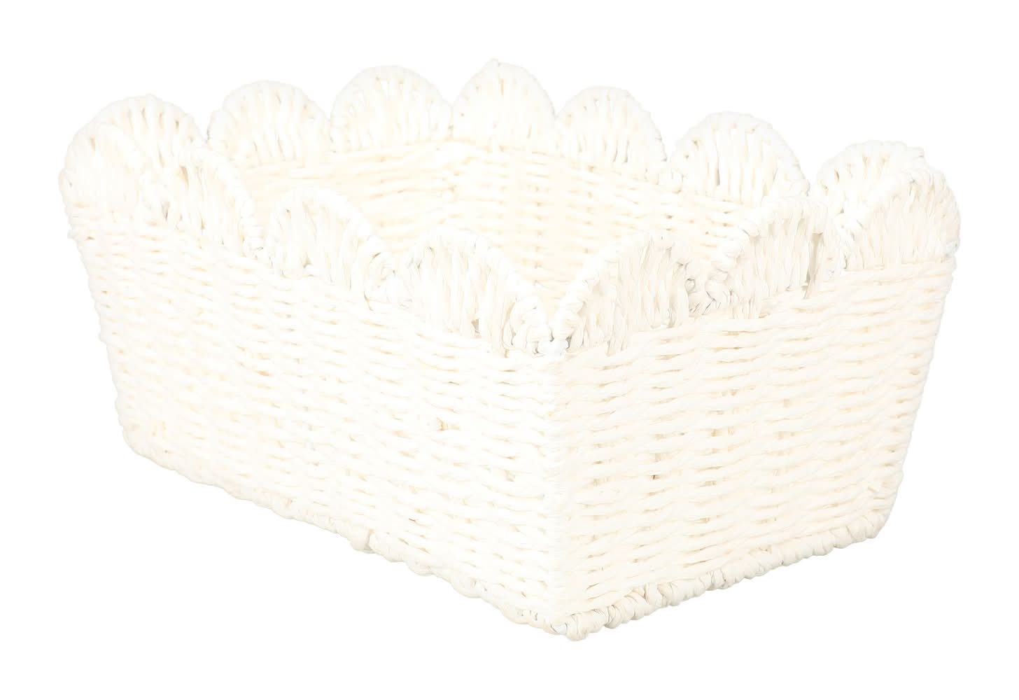 Scallop Basket White