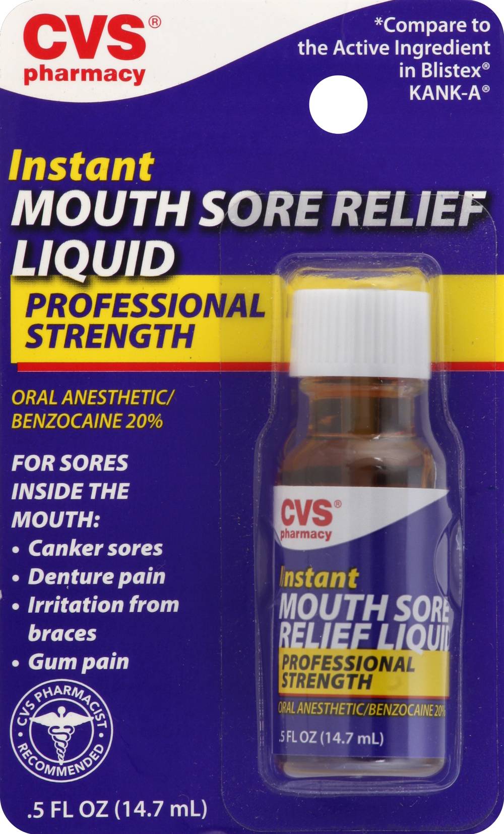 CVS Pharmacy Mouth Pain Liquid (0.5 fl oz)