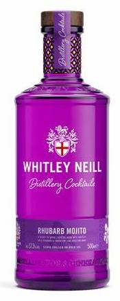 Whitley Neill Rhubarb Mojito Distillery Cocktail (500ml)