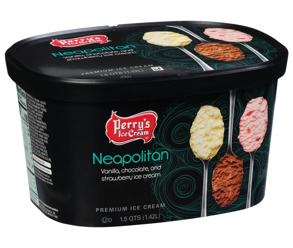 Perry's Ice Cream Premium Neapolitan Ice Cream (1.5 qt)