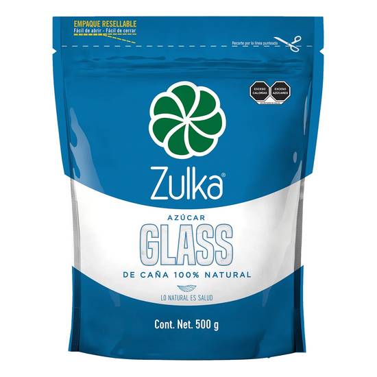 Zulka azúcar de caña glass (doypack 500 g)