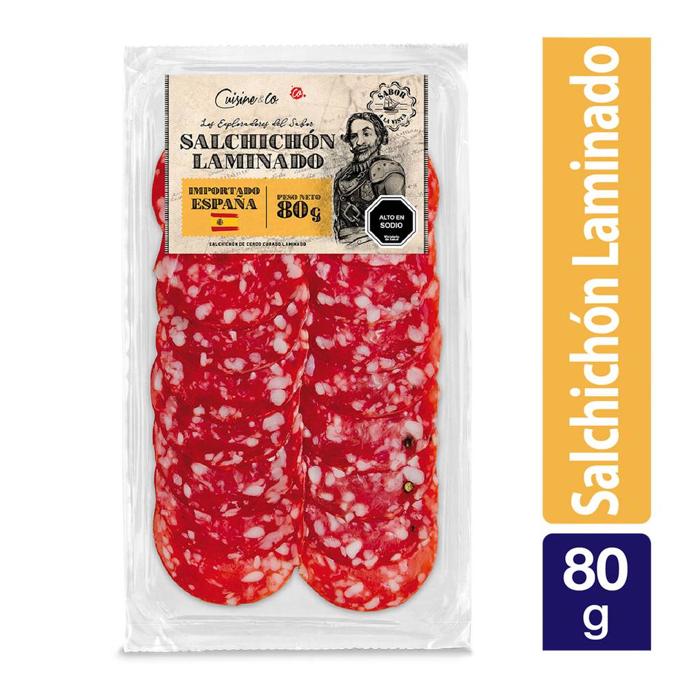 Cuisine & Co · Salchichón laminado (80 g)