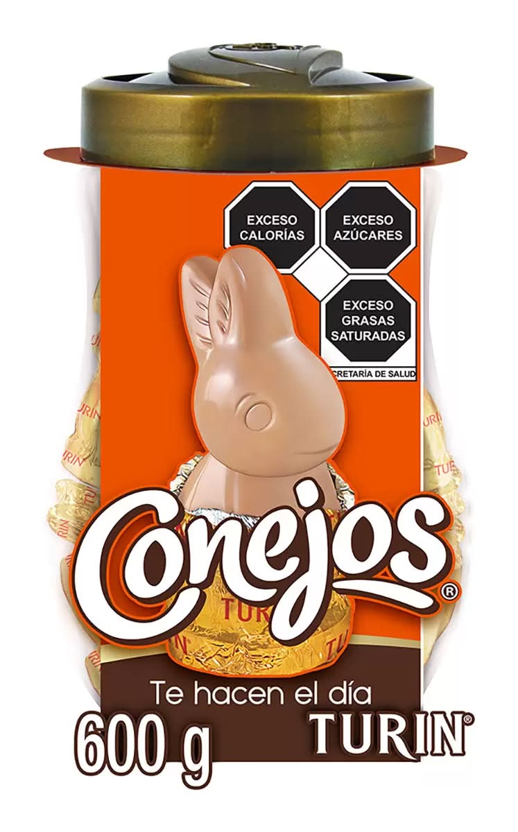 Turin · Conejos de chocolate con leche (600 g)