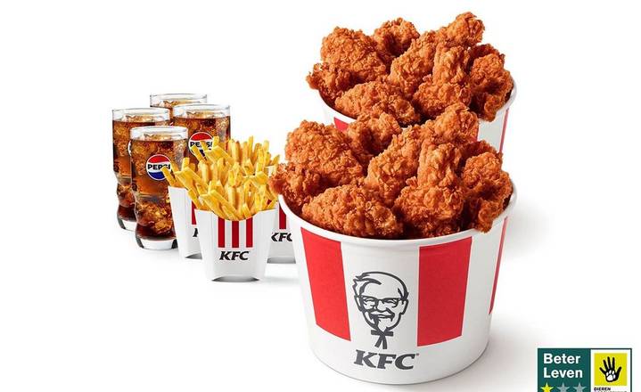 Bucket meal 28 Zinger Hot Wings L
