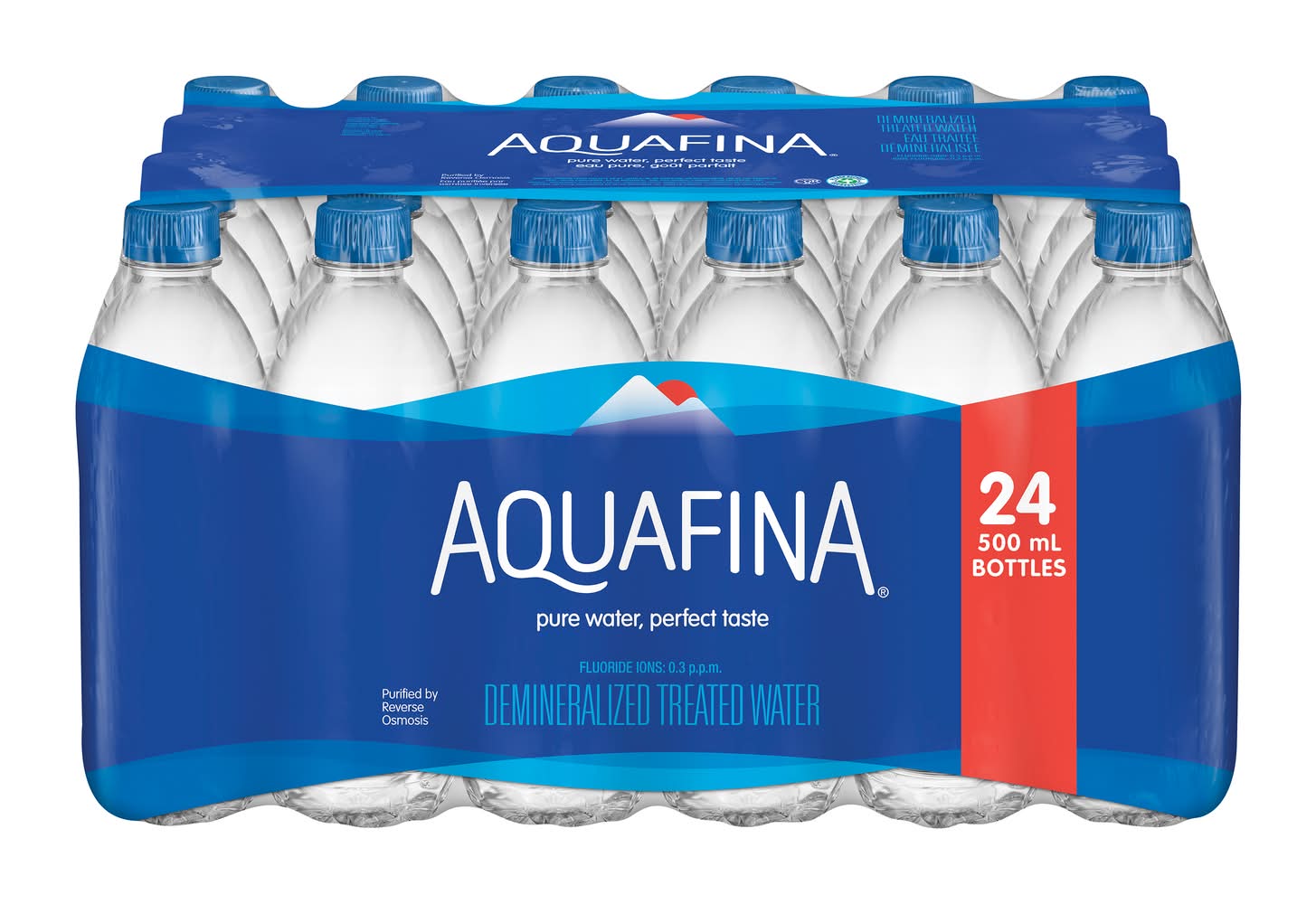 Aquafina Enhanced Purified Water (24 x 500 ml)