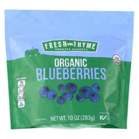 Fresh Thyme Organic Frozen Blueberries