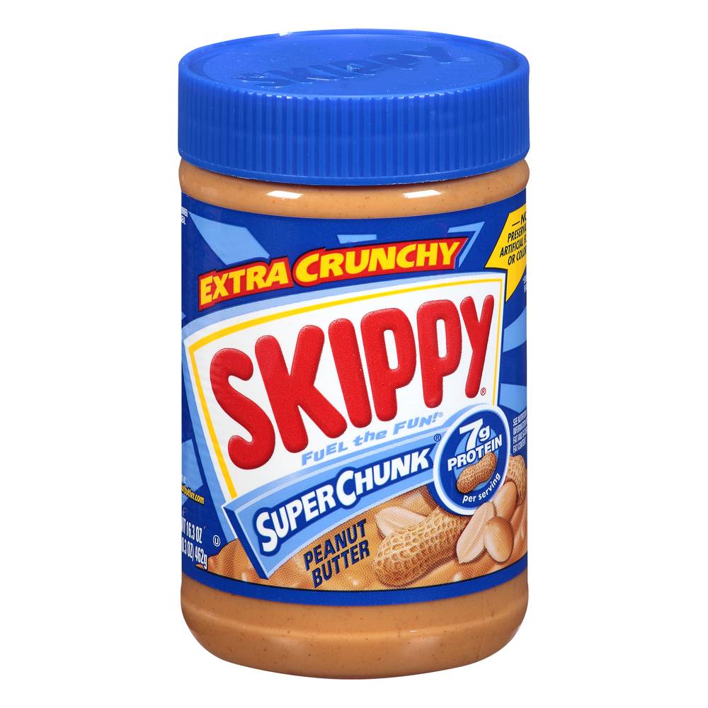 Skippy Extra Crunchy Super Chunk Peanut Butter (16.3 oz)