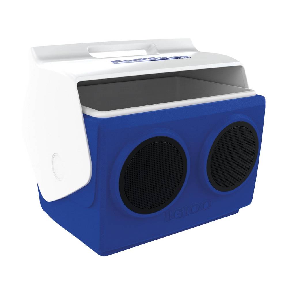 Glacière-boombox Igloo KoolTunes 13L - Enceinte Bluetooth Style Rétro, Couleur Rouge