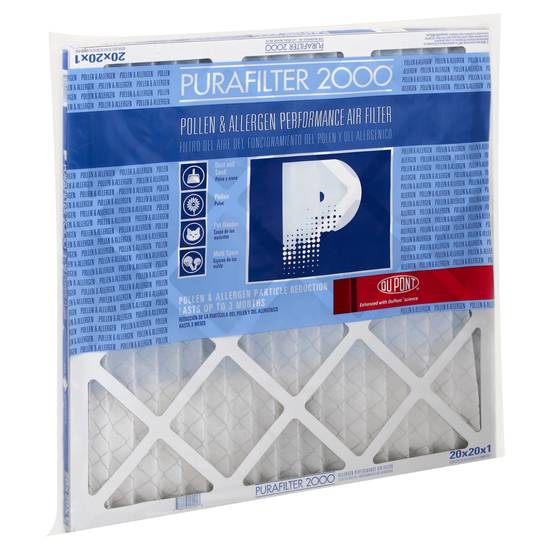 Purafilter 2000 Pollen & Allergen Performance Air Filter (1 filter)