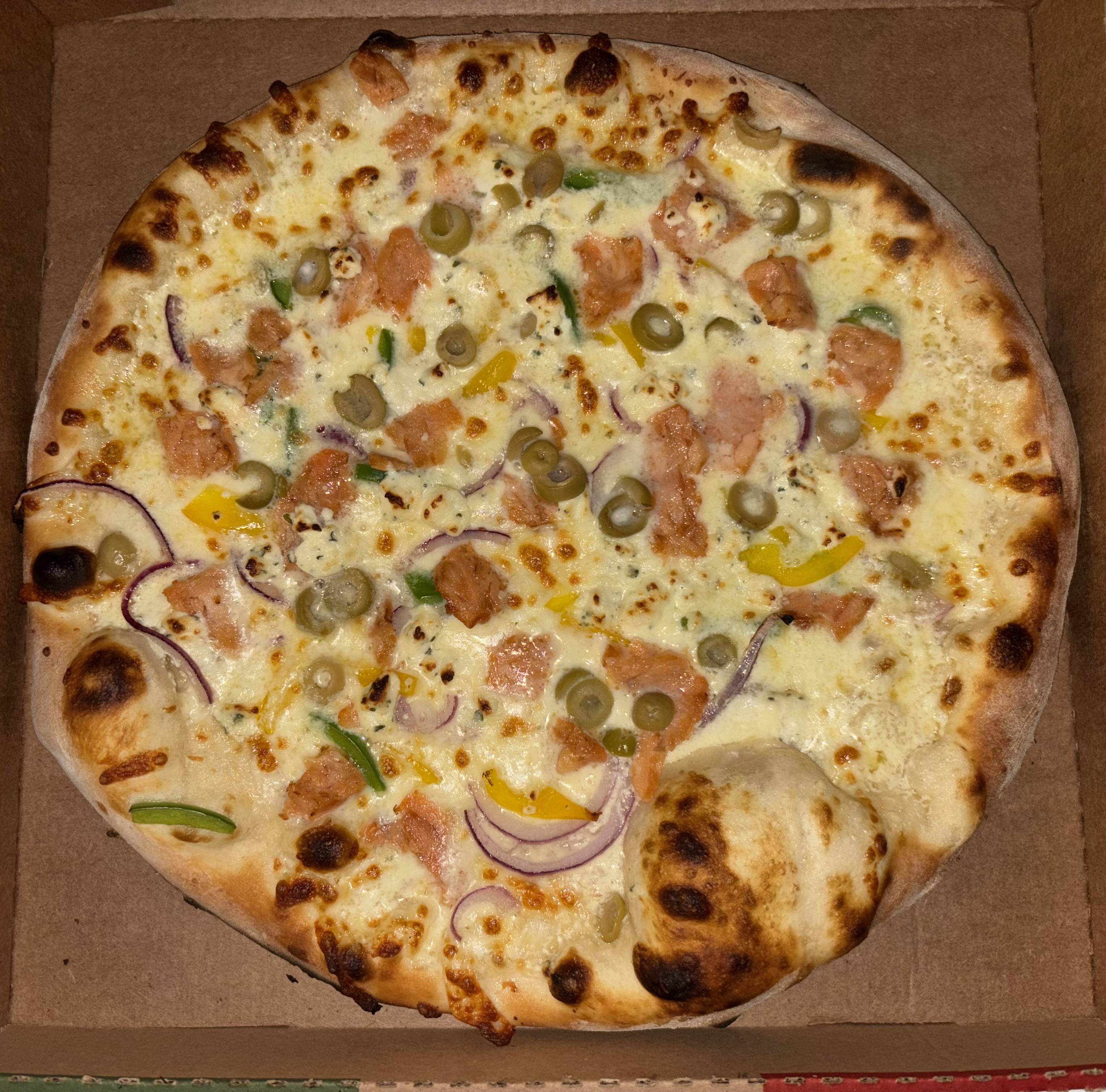 Pizza Saumon Boursin 🐟