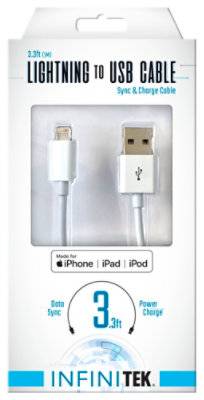 3.3Ft Lightning To Usb Sync & Charge (ea)