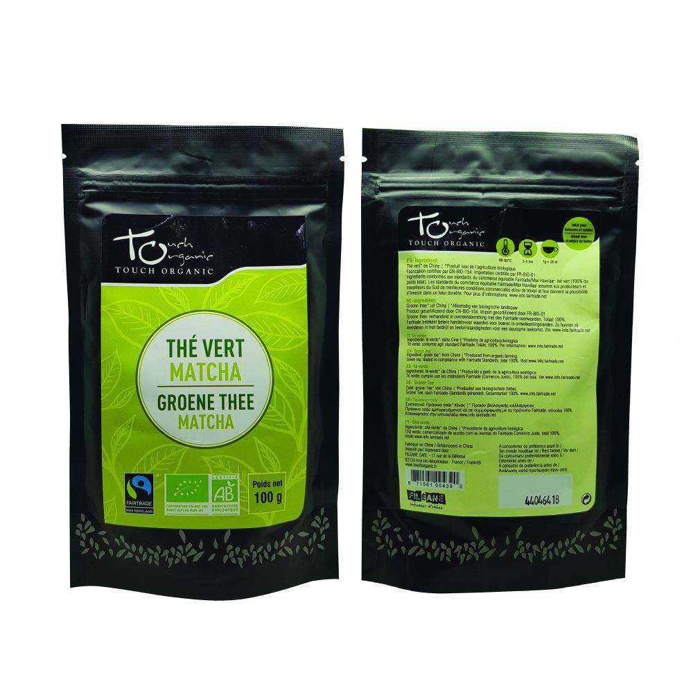 The vert matcha 100g - TOUCH ORGANIC - BIO