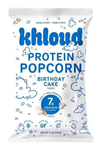 Khloud Birthday Cake Protein Popcorn 5oz