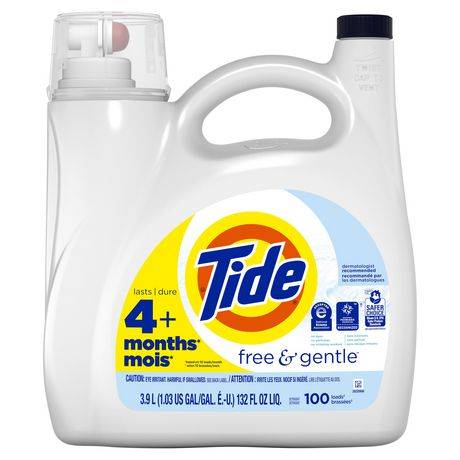 Tide Gentle & Free Liquid Laundry Detergent