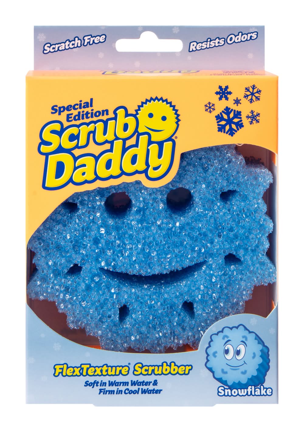 Scrub Daddy® Special Edition Snowflake FlexTexture® Scrubber Snowflake