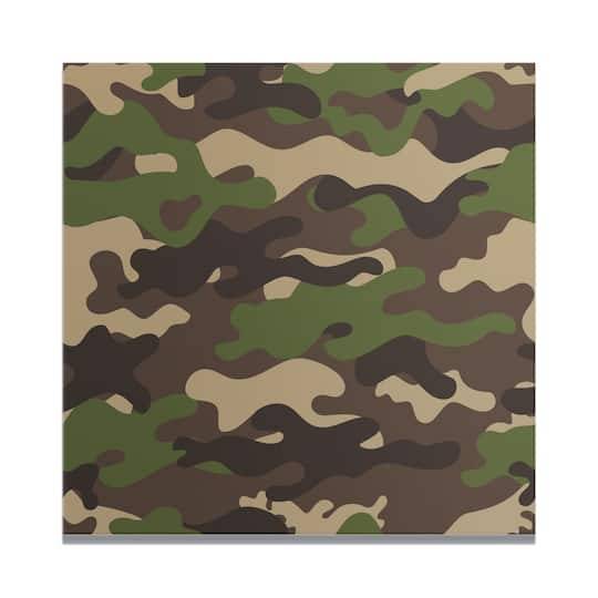 Siser Easypsv Patterns Green Camo Permanent Adhesive Vinyl