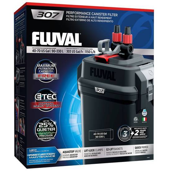 Fluval 307 Performance Canister Filter 120vac, 60hz ( 60hz)