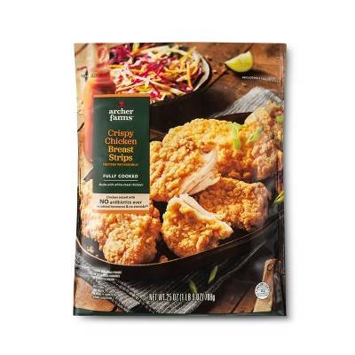 Archer Farms Crispy Frozen Chicken Breast Strips - 25oz - Tm (1.56 lbs)