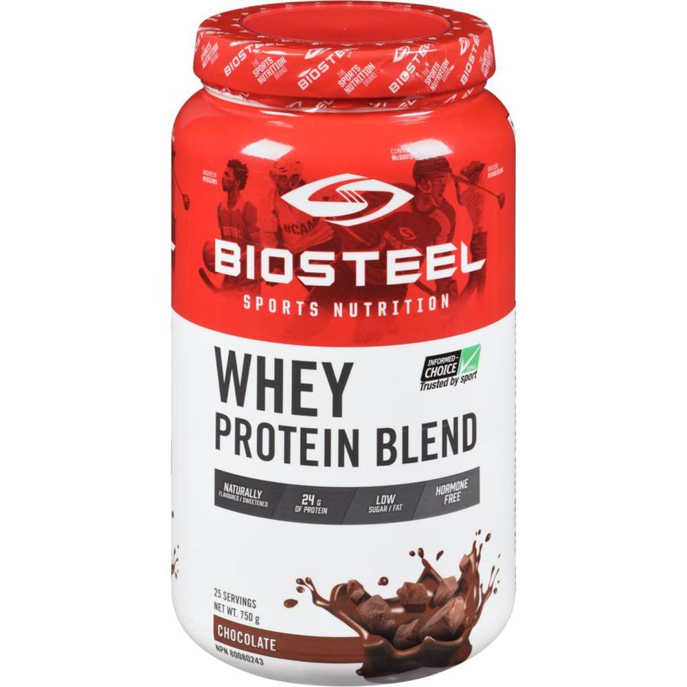 BioSteel Chocolate Whey Protein Isolate Powder (750 g)