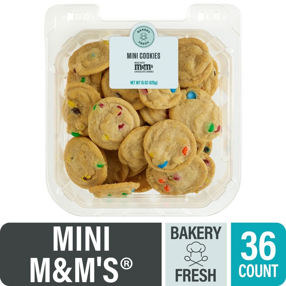 Bakery Fresh Mini Candy Cookies with M&M's®