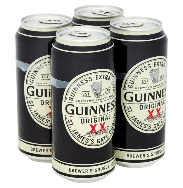 Guinness Original Cans 4 pack 500ml