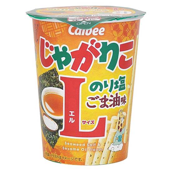 カルビー　じゃがりこのり塩ごま油味Ｌ