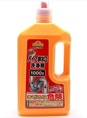 トップバリュ　べストプライス　パイプ排水口洗浄剤　ジェル　１０００ｇ