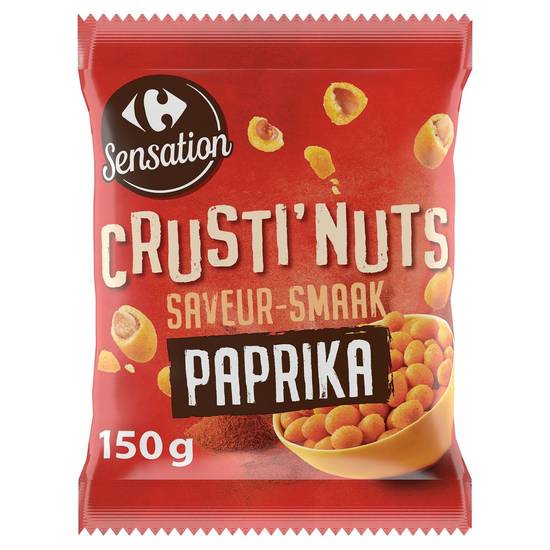Carrefour Sensation Crusti''Nuts Saveur Paprika 150 g