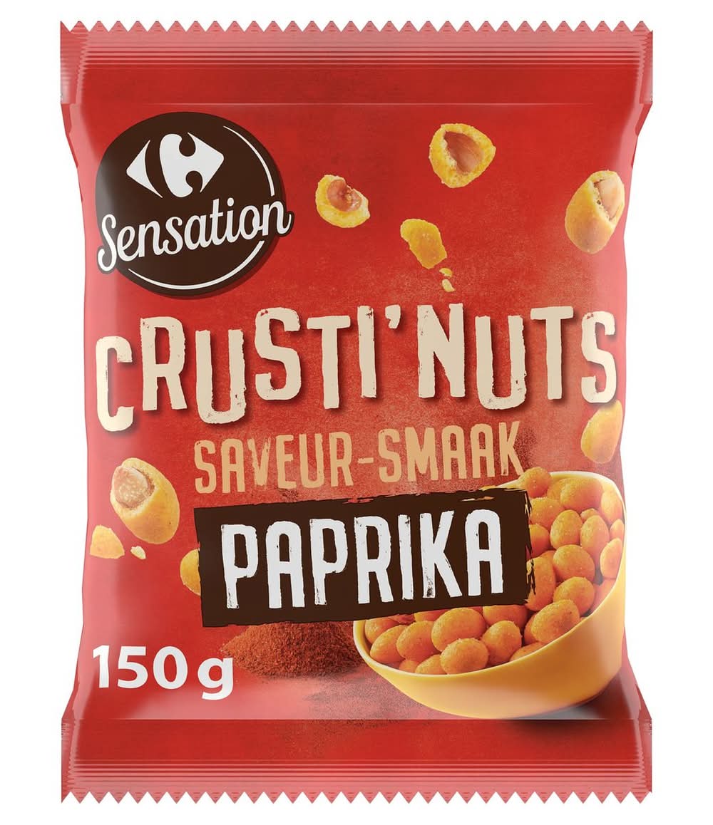 Carrefour Sensation Crusti''Nuts Saveur Paprika 150 g