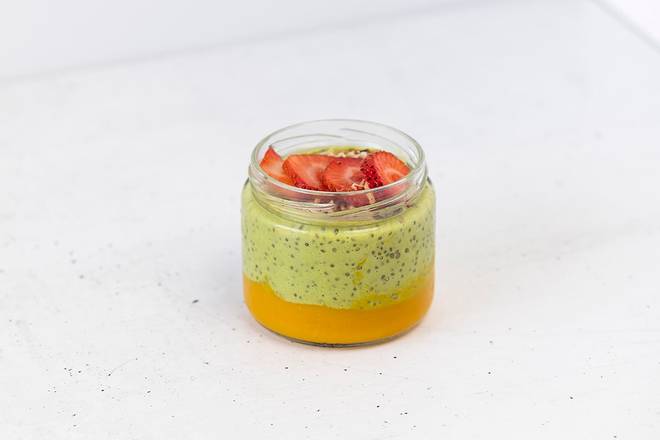 Mango Matcha Chia Pot