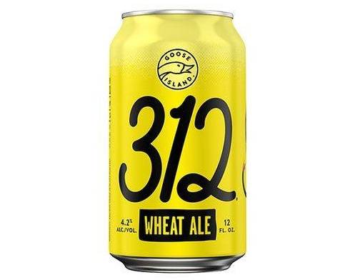 312 Goose Island Wheat Ale Beer 12oz