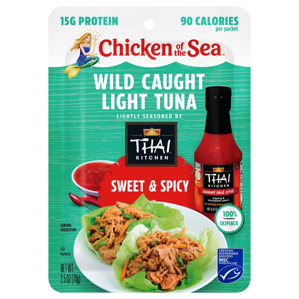 Chicken of the Sea Thai Lightly Sweet & Spicy Seasoned Tuna (2.5 oz)