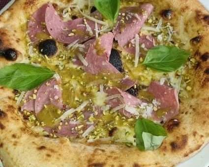 Pizza pistacchiosa