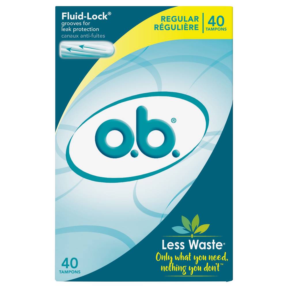 o.b. Regular Tampons (2.8 oz)